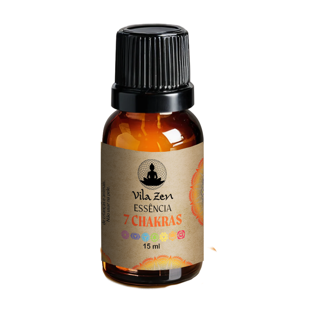 Life　Essence Essência Aromática Vila Zen - 7 Chakras - 15 ml