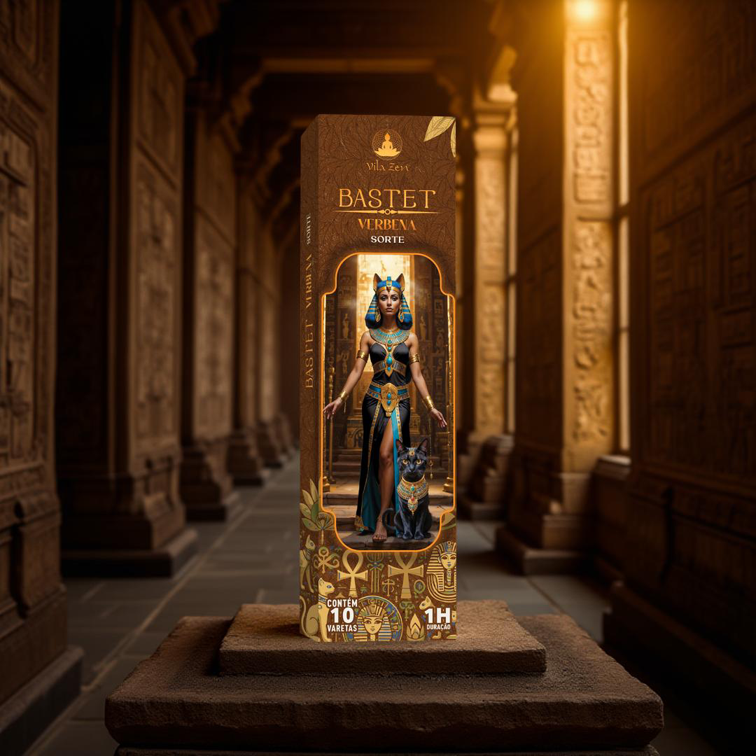 Incenso Vila Zen - Linha Egípcios - Bastet