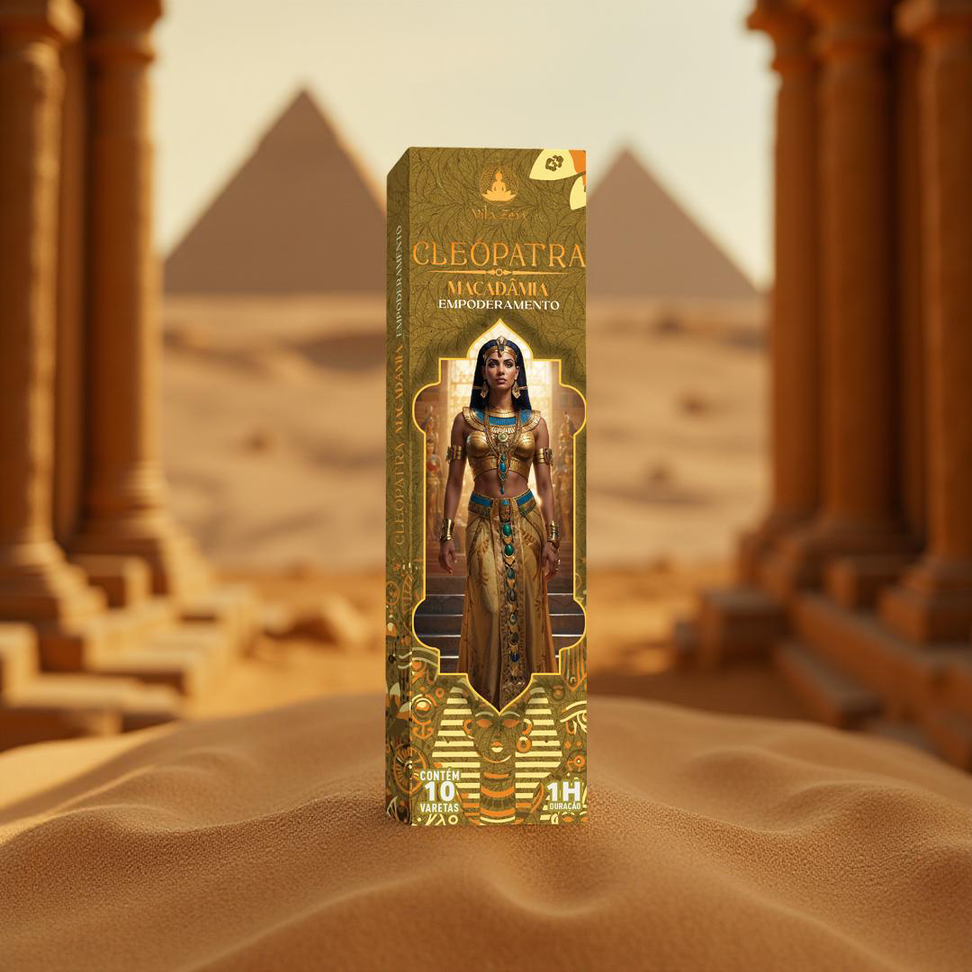 Incenso Vila Zen - Linha Egípcios - Cleópatra