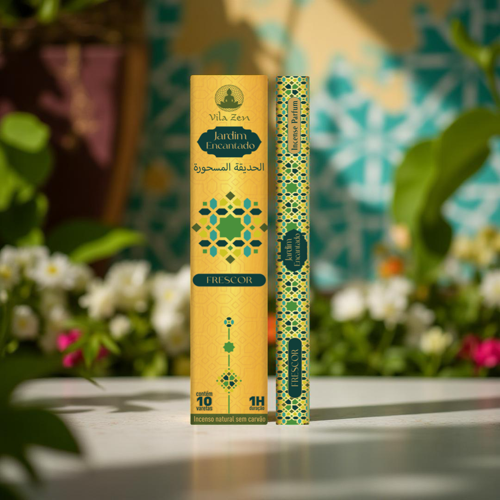 Incenso Vila Zen Linha Árabe - Jardim Encantado