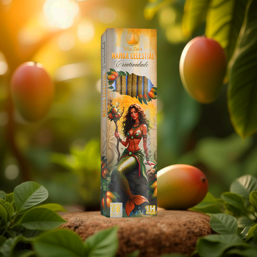 Incenso Vila Zen Linha Encanto das Águas - Manga Celestial