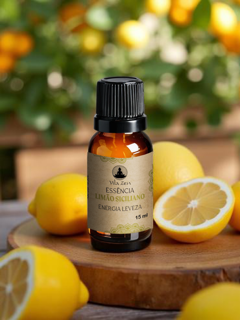 Essência Aromática Vila Zen - Limão Siciliano - 15 ml