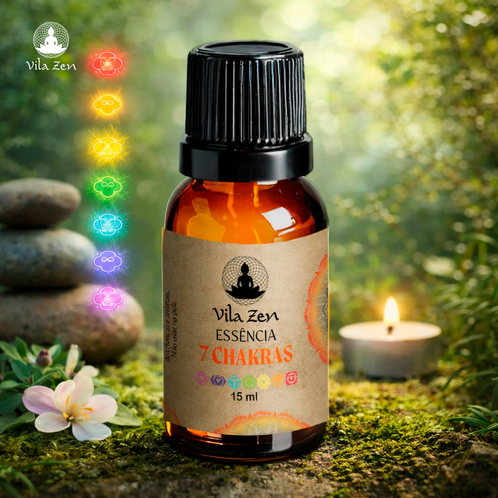 Essência Aromática Vila Zen - 7 Chakras - 15 ml