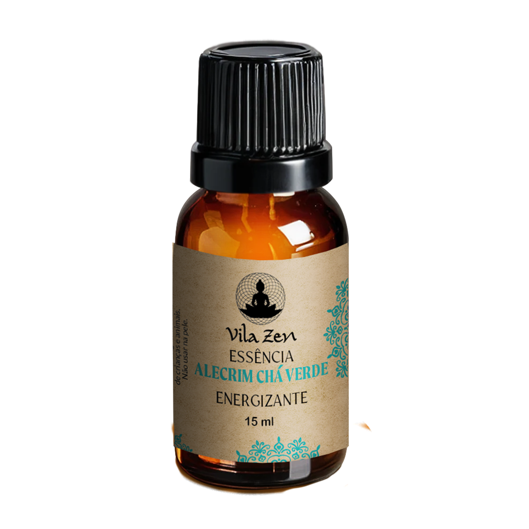 Essência Aromática Vila Zen - Alecrim e Chá Verde - 15 ml