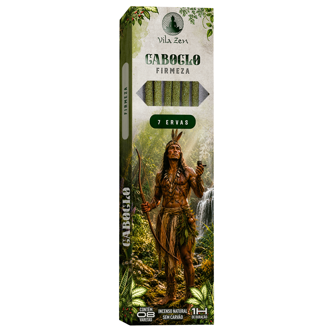 Incenso Vila Zen Linha Umbanda - Caboclo - 7 Ervas