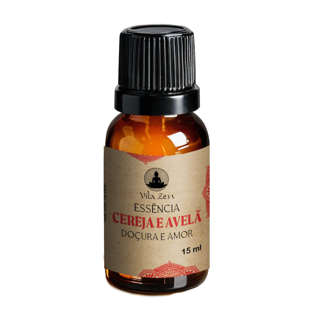 Essência Aromática Vila Zen - Cereja e Avelã - 15 ml