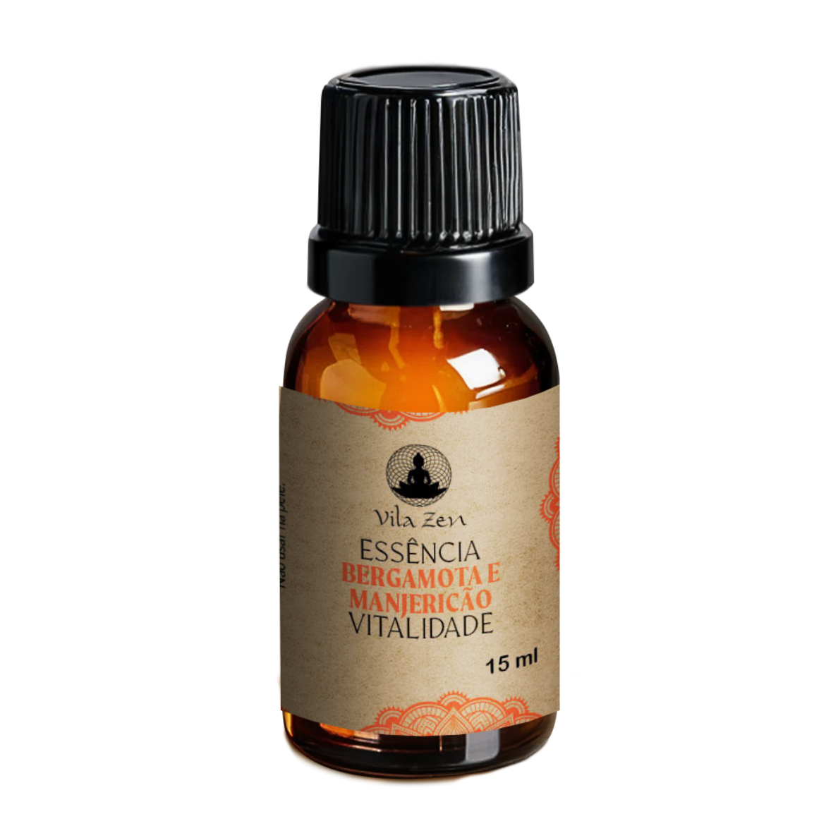 Essência Aromática Vila Zen - Bergamota e Manjericão - 15 ml