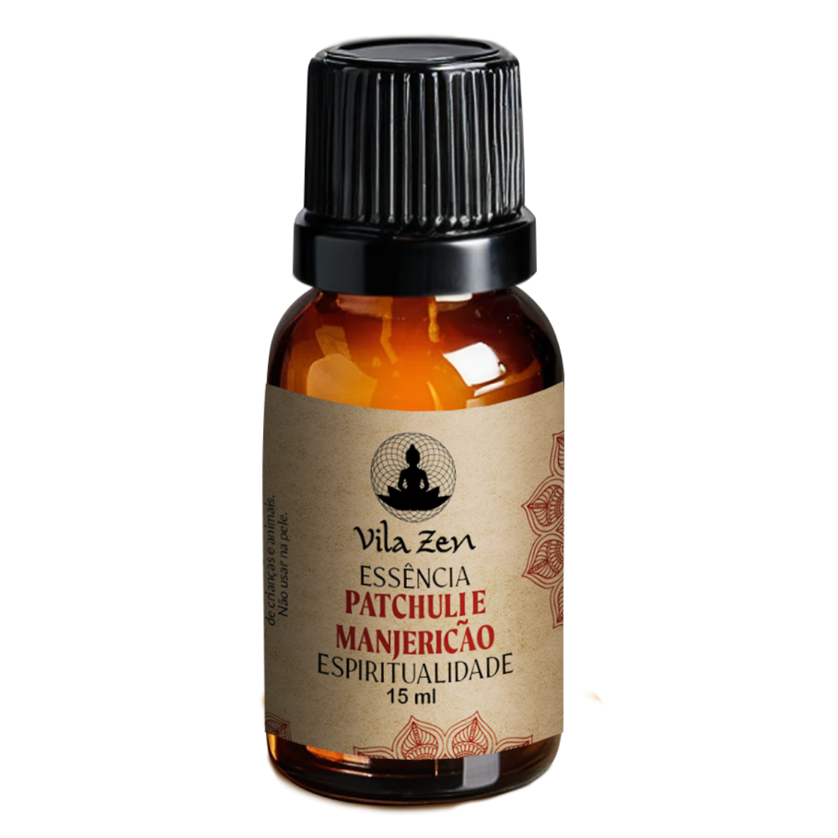 Essência Aromática Vila Zen - Patchouli e Manjericão - 15 ml