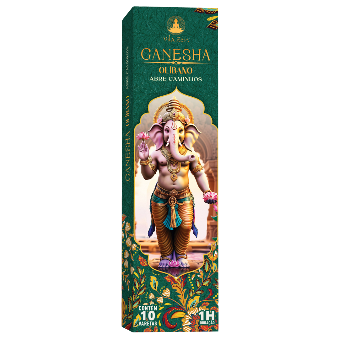 Incenso Vila Zen - Linha Deuses Hindus - Ganesha