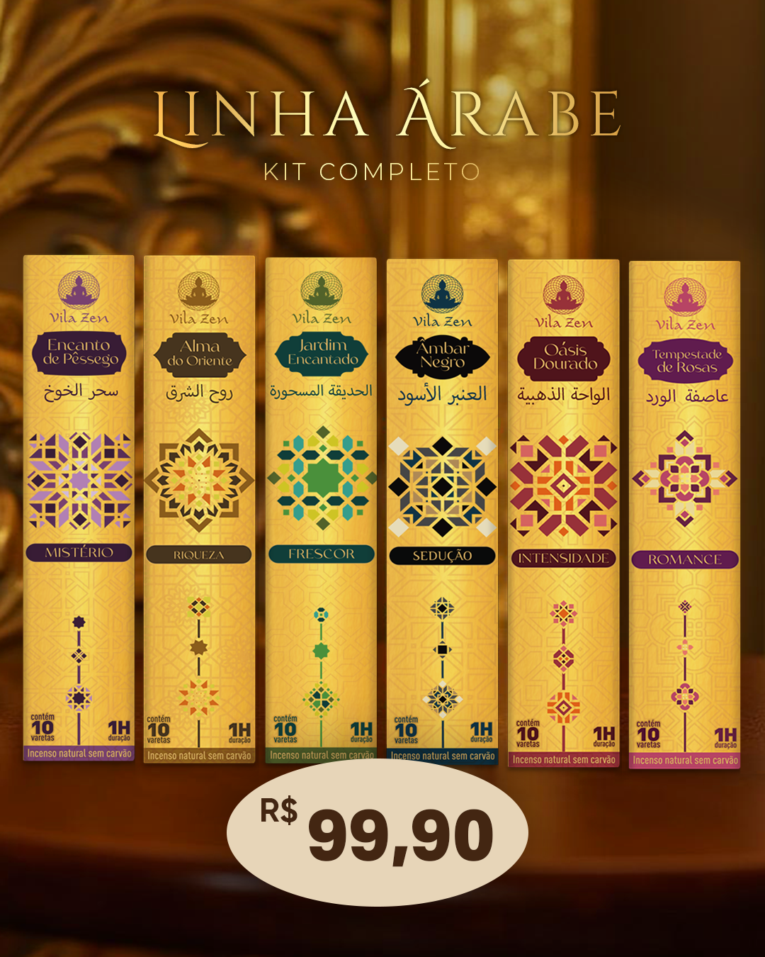 Kit Completo - Linha Árabe