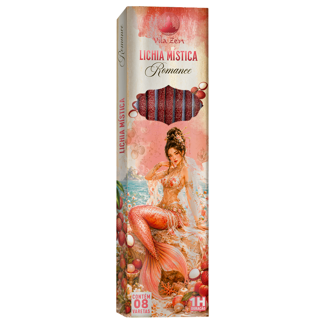 Incenso Vila Zen Linha Encanto das Águas - Lichia Mística