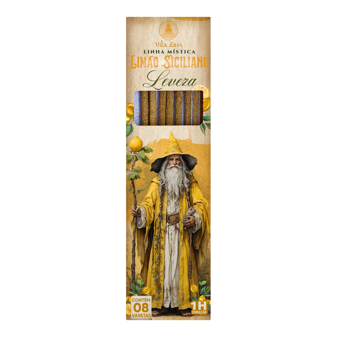 Incenso Vila Zen Linha Mística - Limão Siciliano