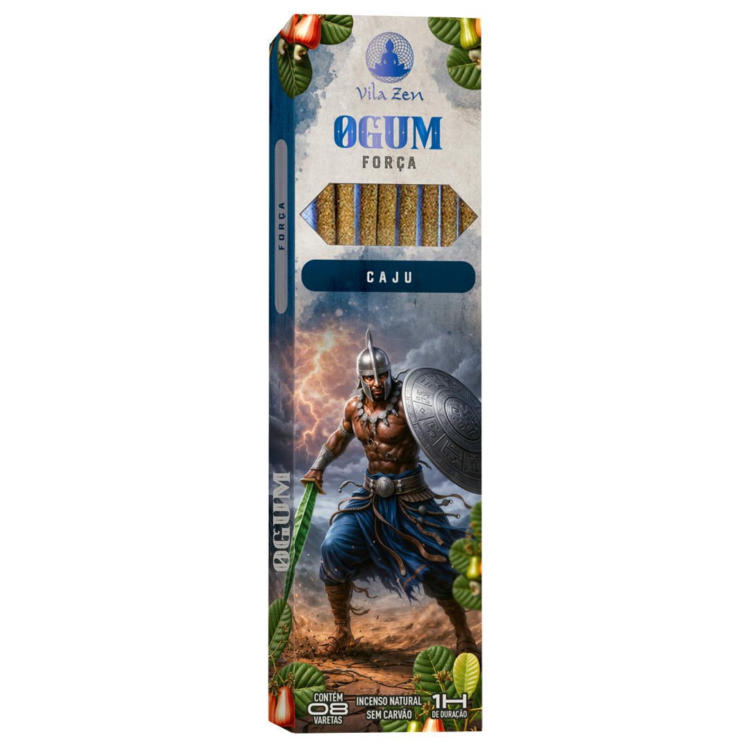 Incenso Vila Zen Linha Umbanda - Ogum - Caju