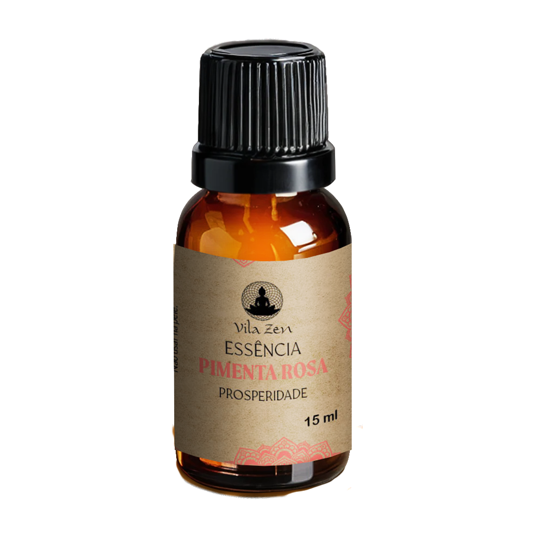 Essência Aromática Vila Zen - Pimenta Rosa - 15 ml