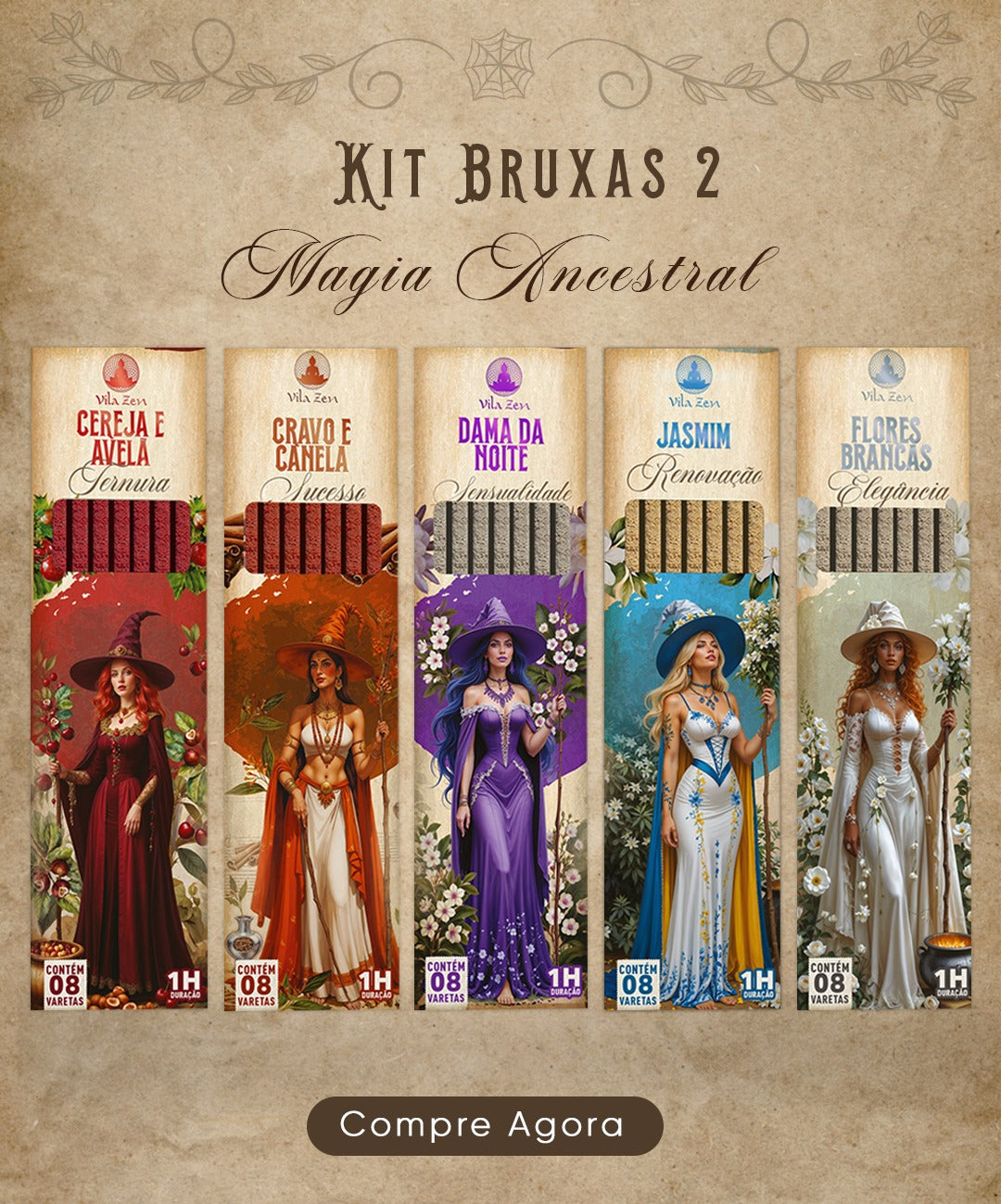 Kit Bruxas 2 - Magia Ancestral