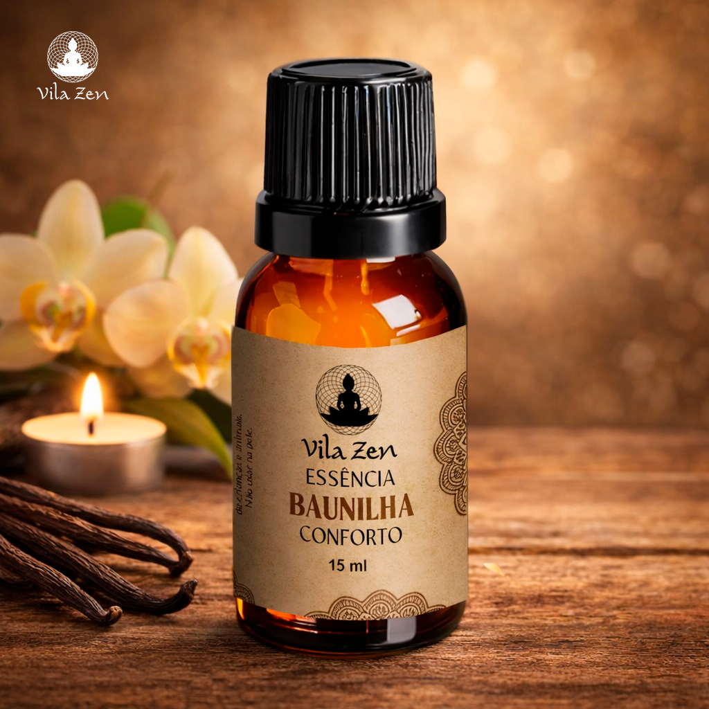 Essência Aromática Vila Zen - Baunilha - 15 ml