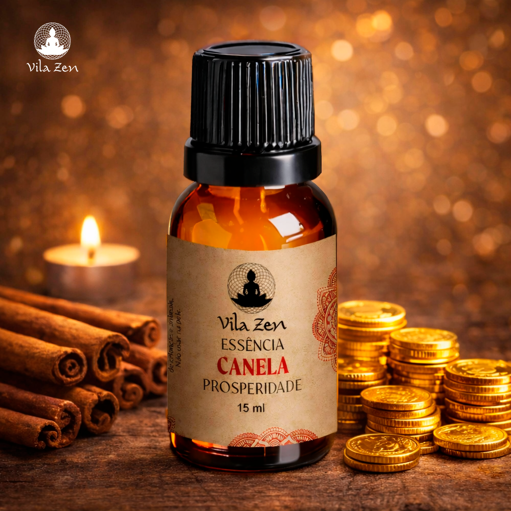 Essência Aromática Vila Zen - Canela - 15 ml