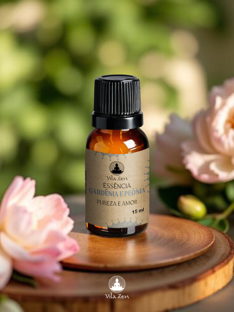 Essência Aromática Vila Zen - Gardênia e Peônia - 15 ml