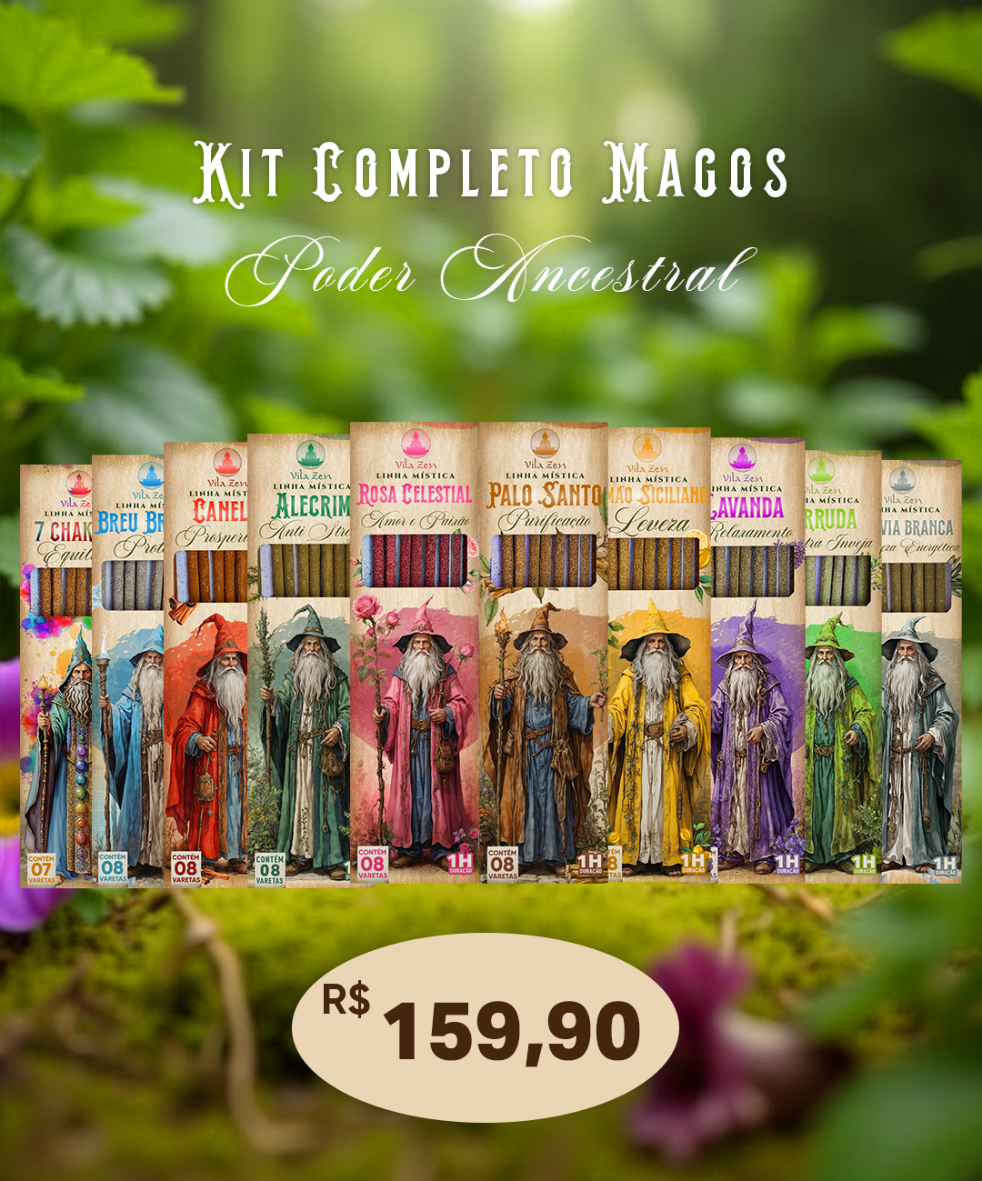 Kit Completo 10 Magos - Poder Ancestral