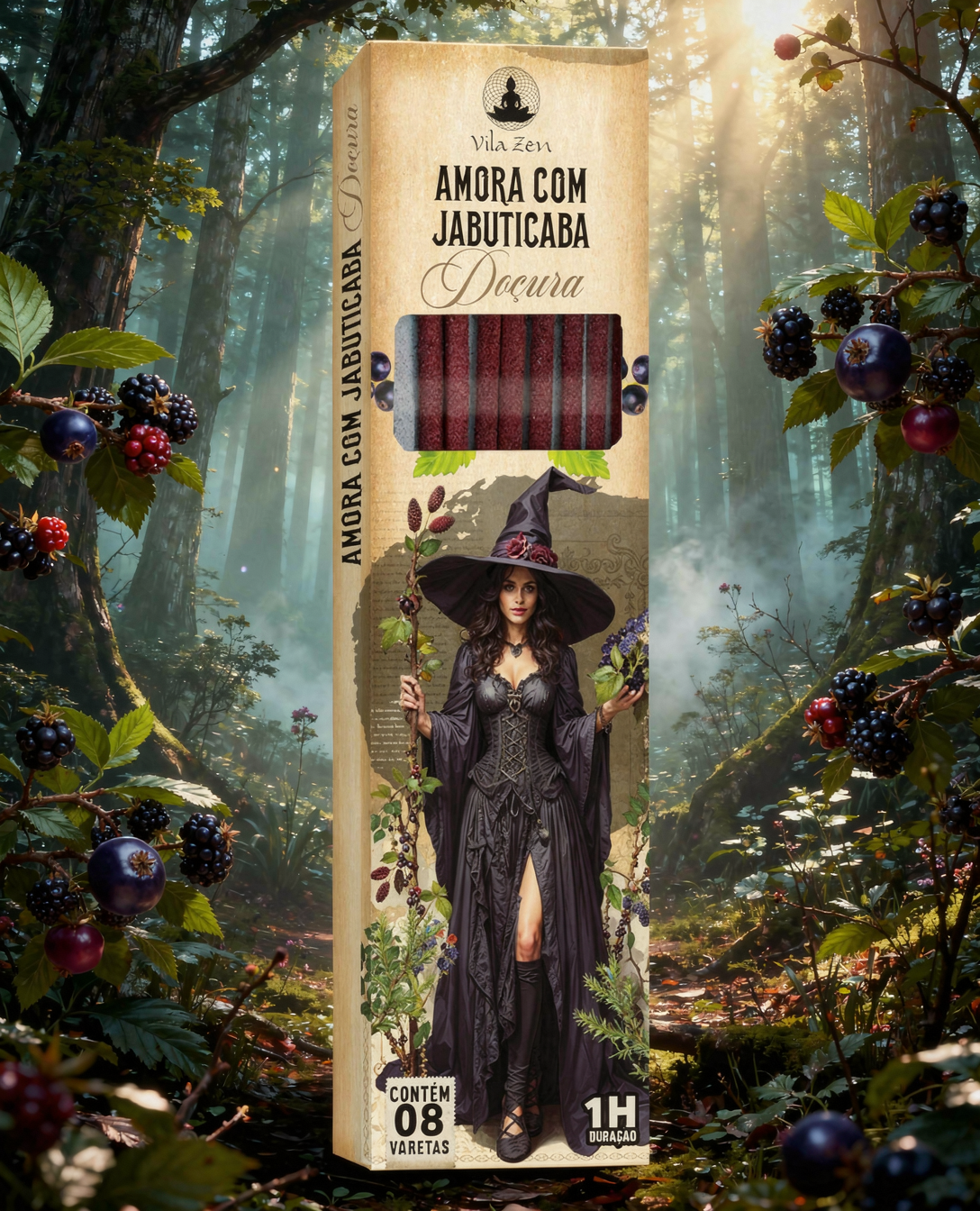 Incienso Vila Zen Linha Mística - Amora