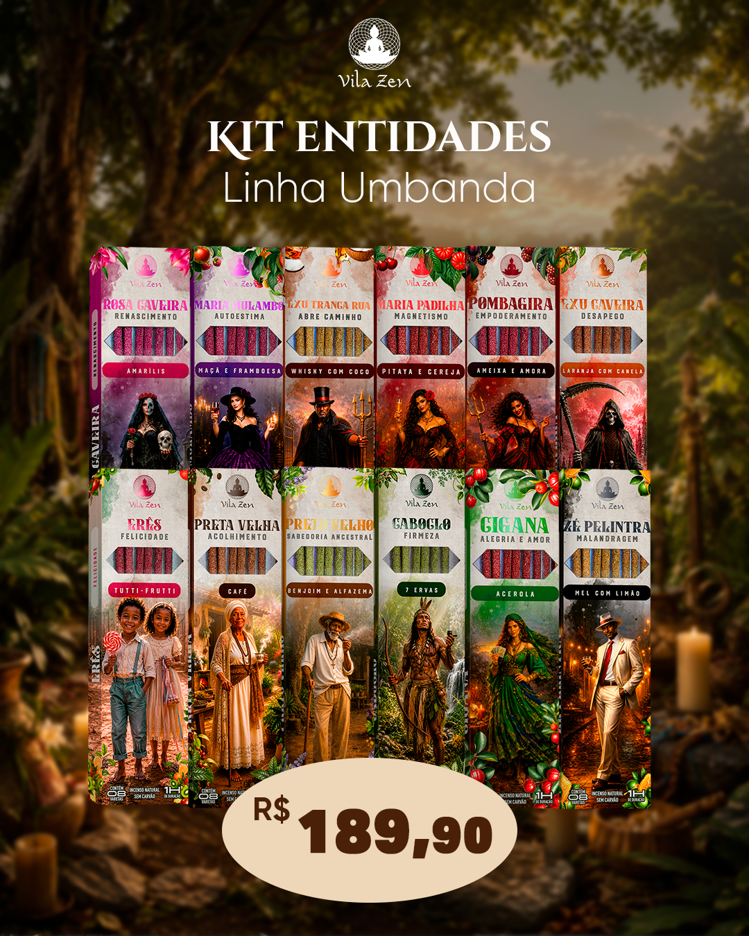 Kit Entidades - Linha Umbanda
