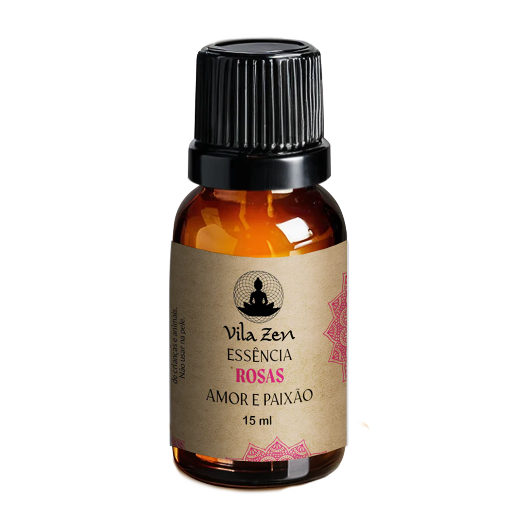 Essência Aromática Vila Zen - Rosas - 15 ml
