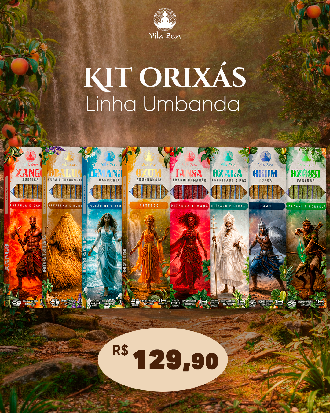 Kit Orixás - Linha Umbanda